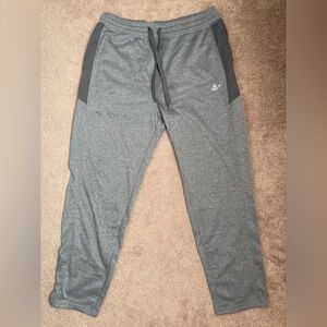 Skechers Sport Mens Straight Leg Heathered Charcoal Sweatpants Size Large